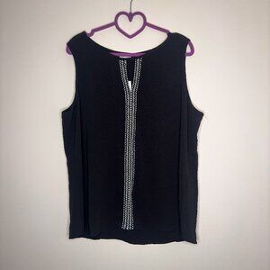 Spense Sleveless Top Black XL